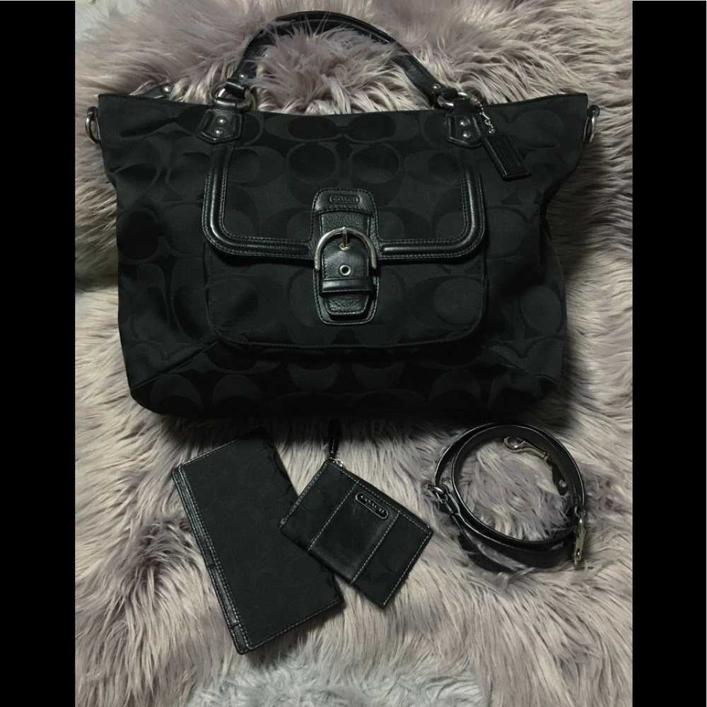 Coach Campbell Signature Izzy Fashion Satchel - Picture 3 of 12
